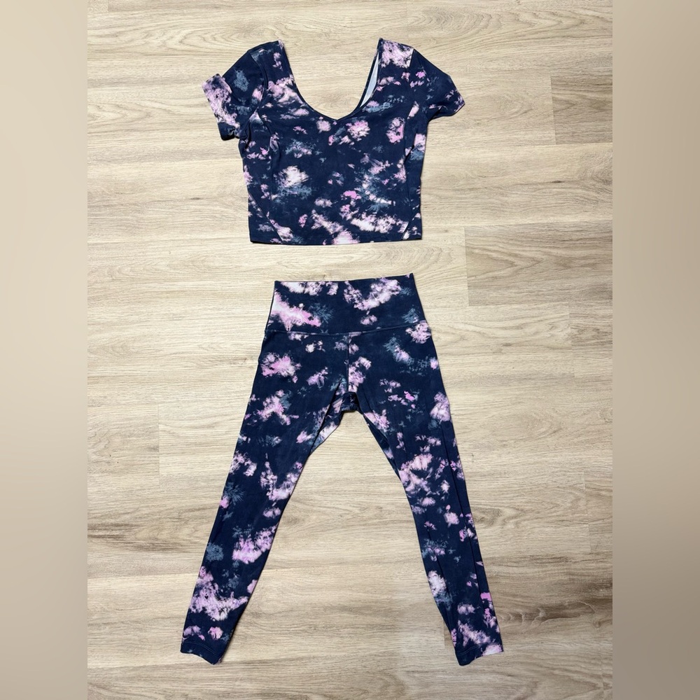 Lululemon Tie Dye Set 25” inseam